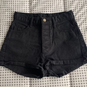 John Galt Denim High Waisted Shorts